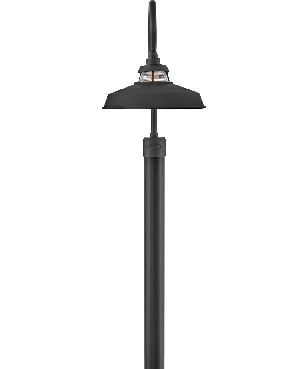 Troyer 1-Light Medium Post Mount Lantern in Black - Image 5