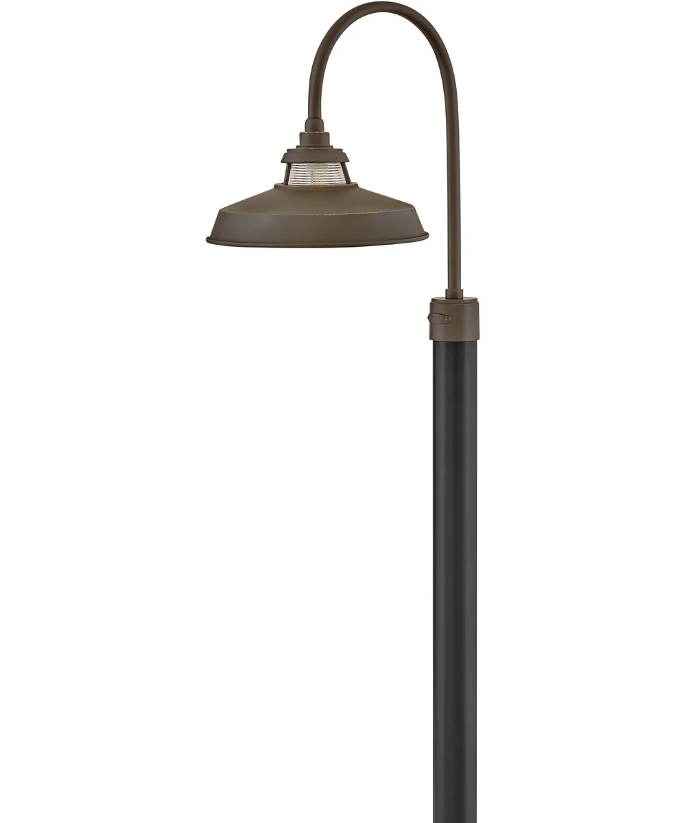 Troyer 1-Light Medium Post Mount Lantern in Oil Rubbed Bronze - Image 2