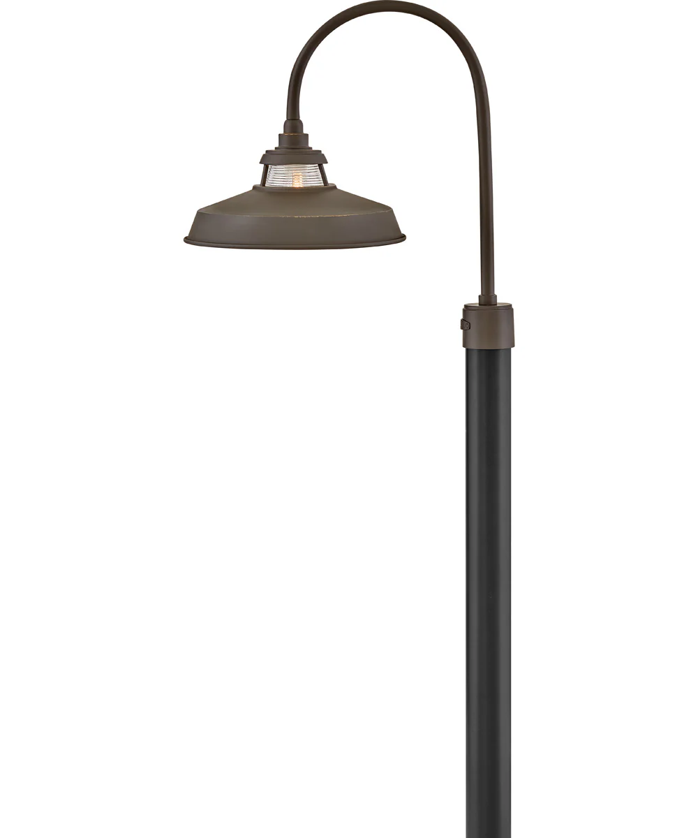 Troyer 1-Light Medium Post Mount Lantern in Oil Rubbed Bronze - Image 3