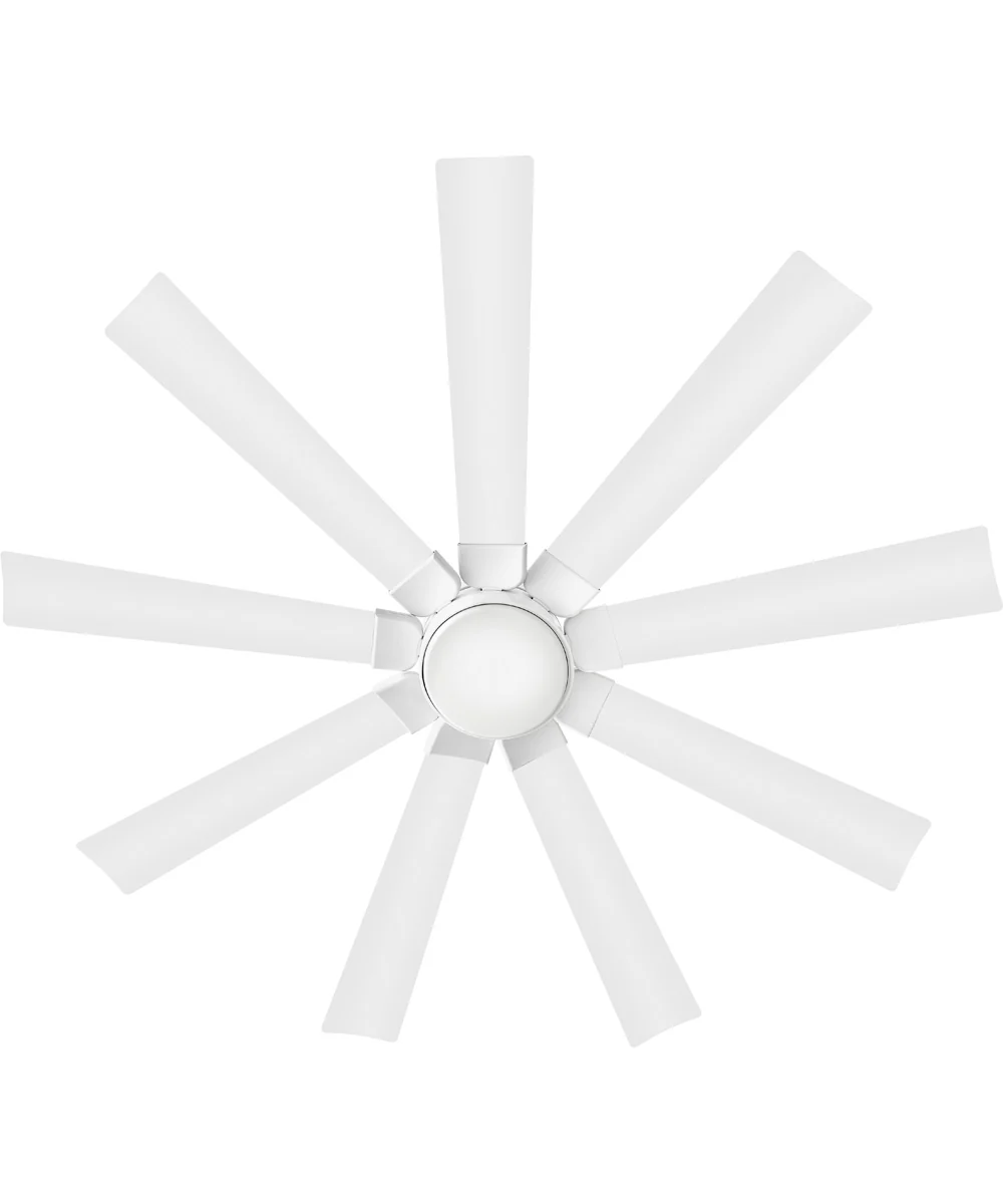 Turbine 60" LED Smart Fan Chalk White - Image 3