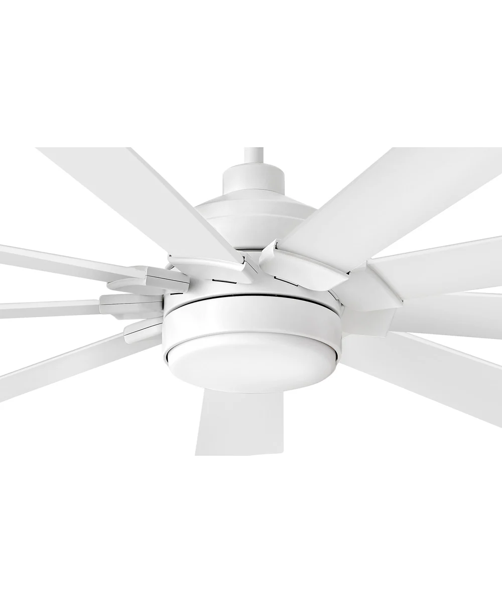 Turbine 60" LED Smart Fan Chalk White - Image 4