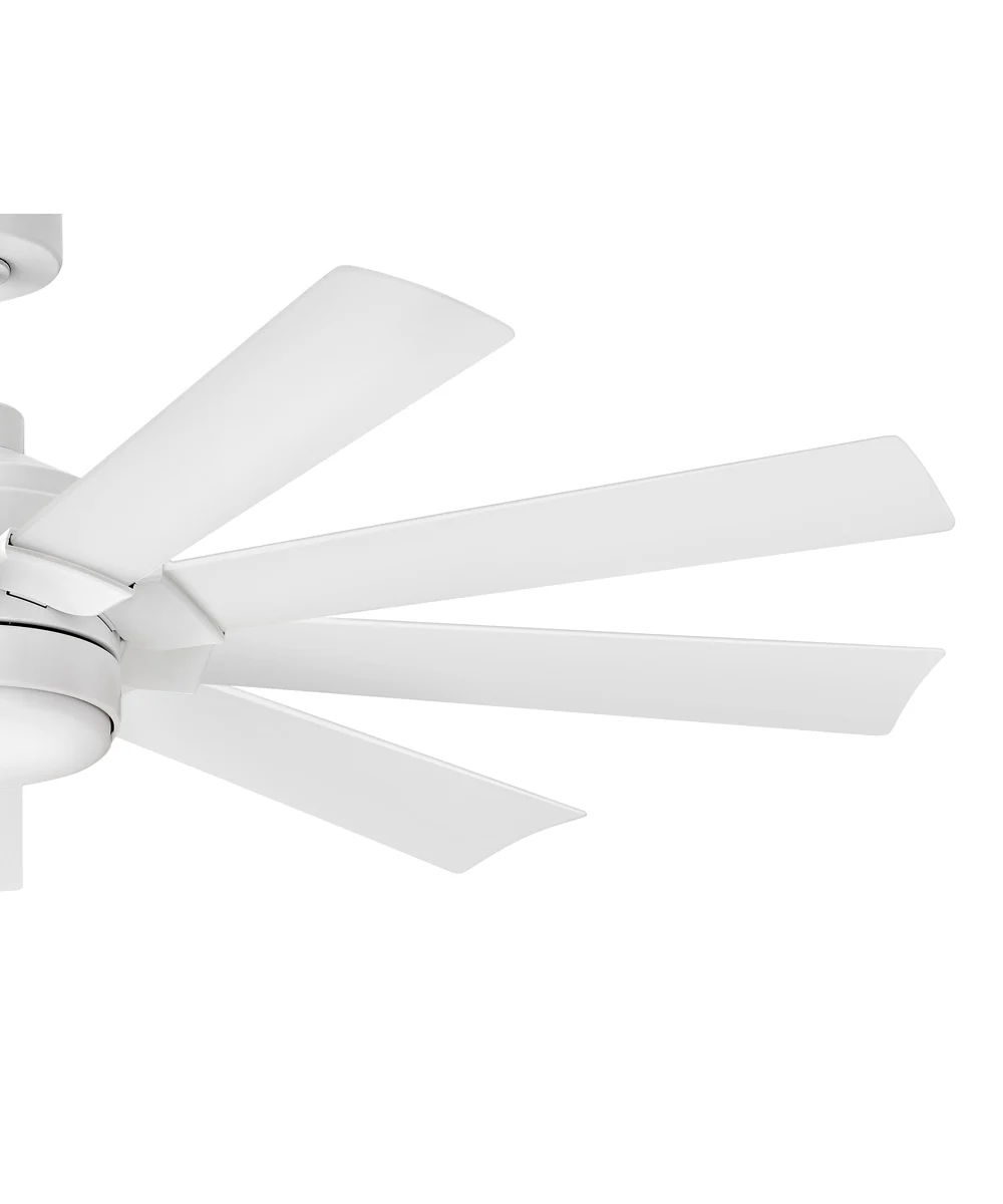 Turbine 60" LED Smart Fan Chalk White - Image 5