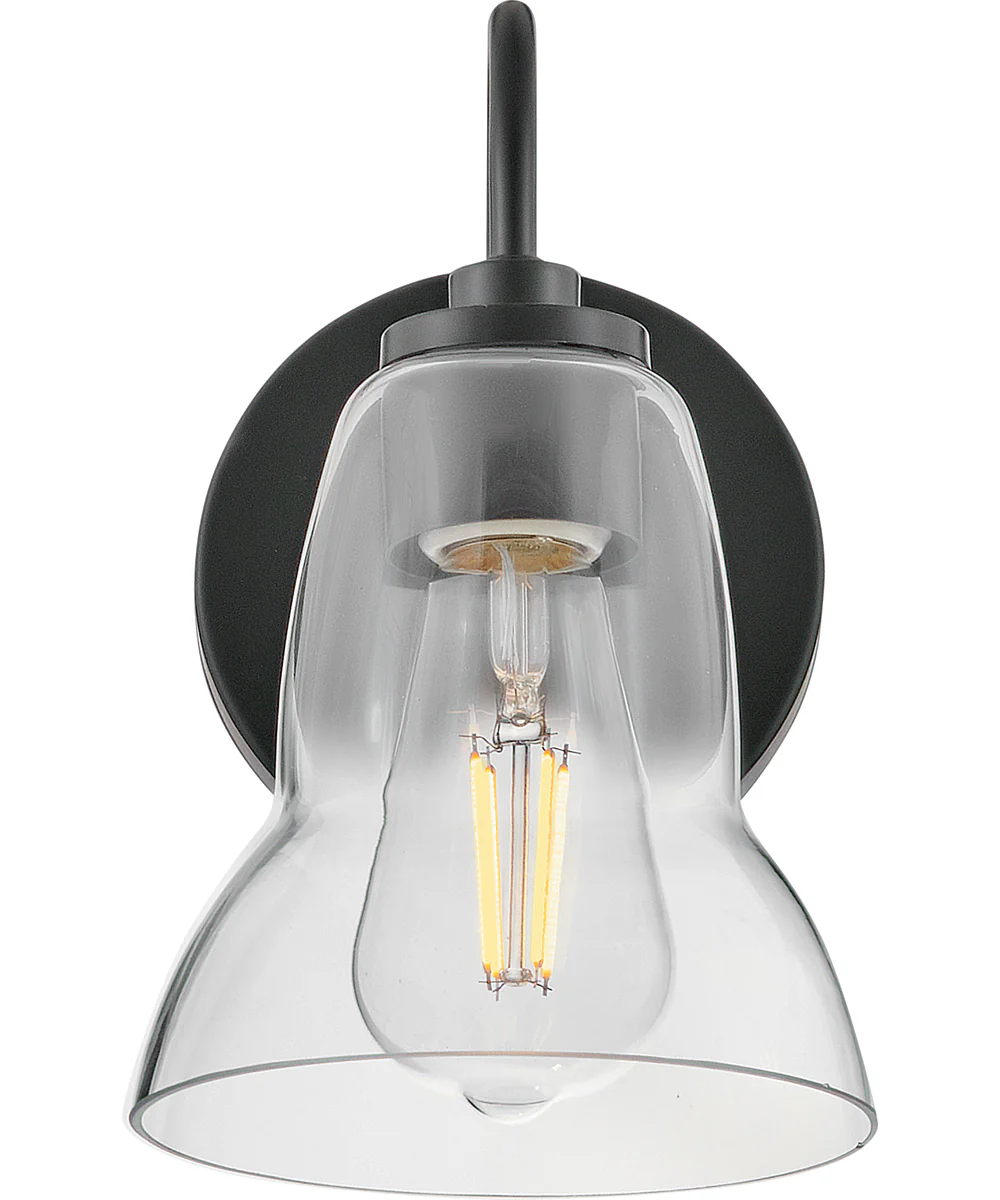 Vera 1-Light Small Single Light Vanity in Black - Image 4