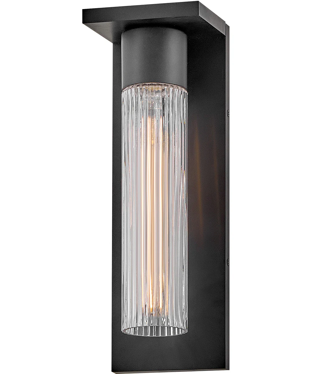 Voight 1-Light Medium Wall Mount Lantern in Black - Image 3