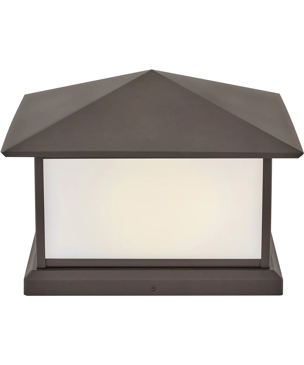 Walter 2-Light Large Pier Mount Lantern in Textured Oil Rubbed Bronze - Image 3
