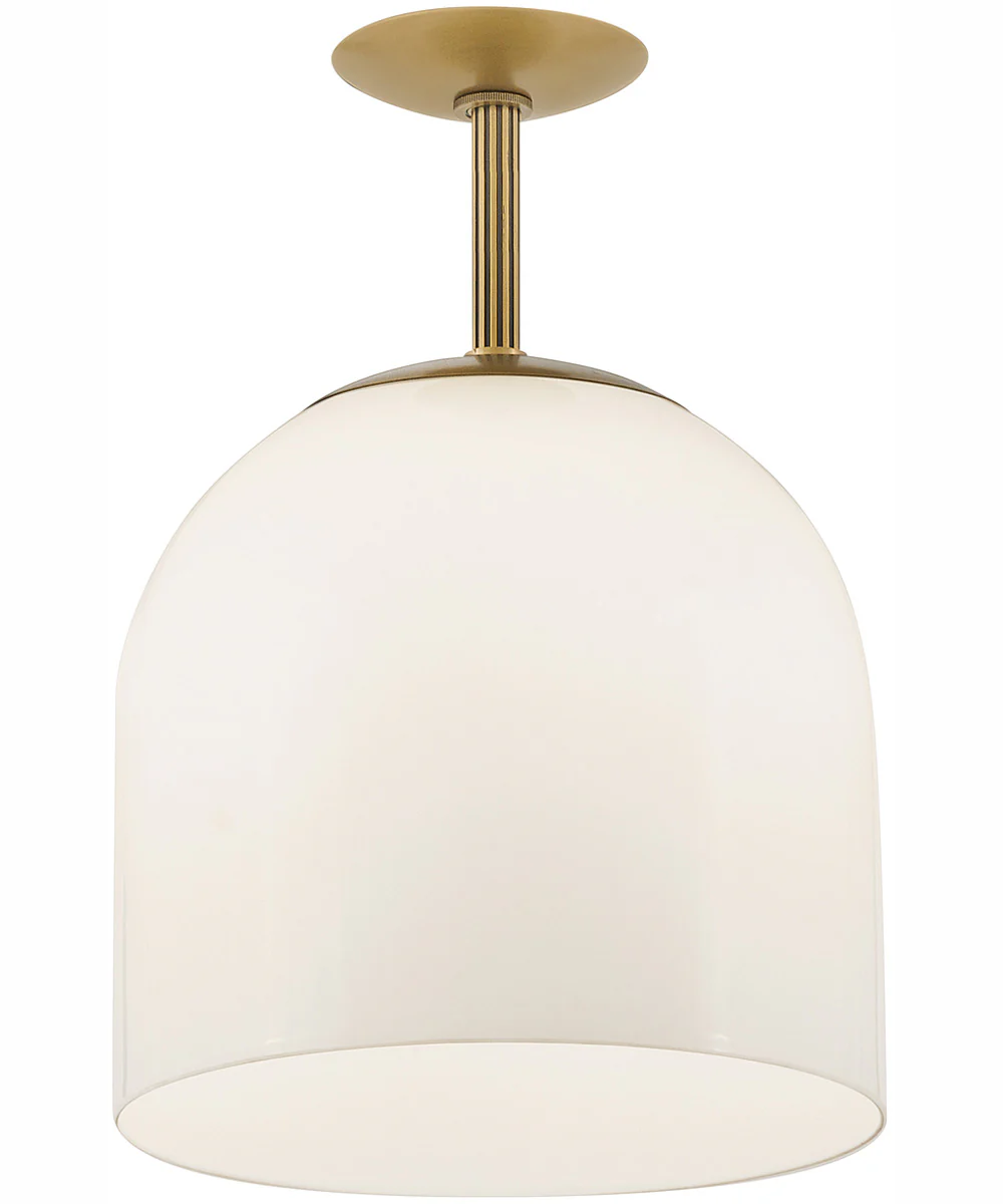 Willa 1-Light Medium Convertible Pendant in Heritage Brass - Image 5