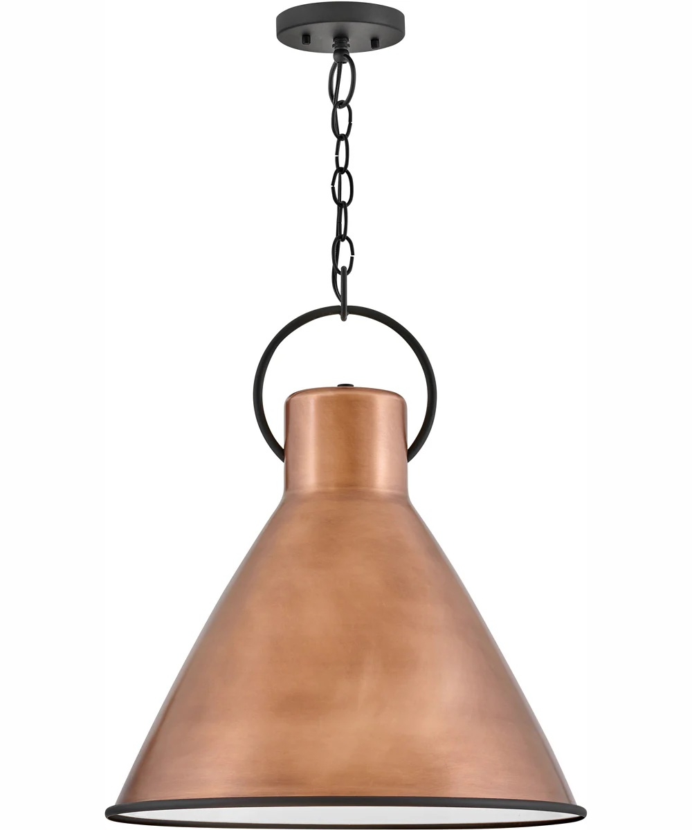 Winnie 1-Light Medium Pendant in Antique Copper - Image 2