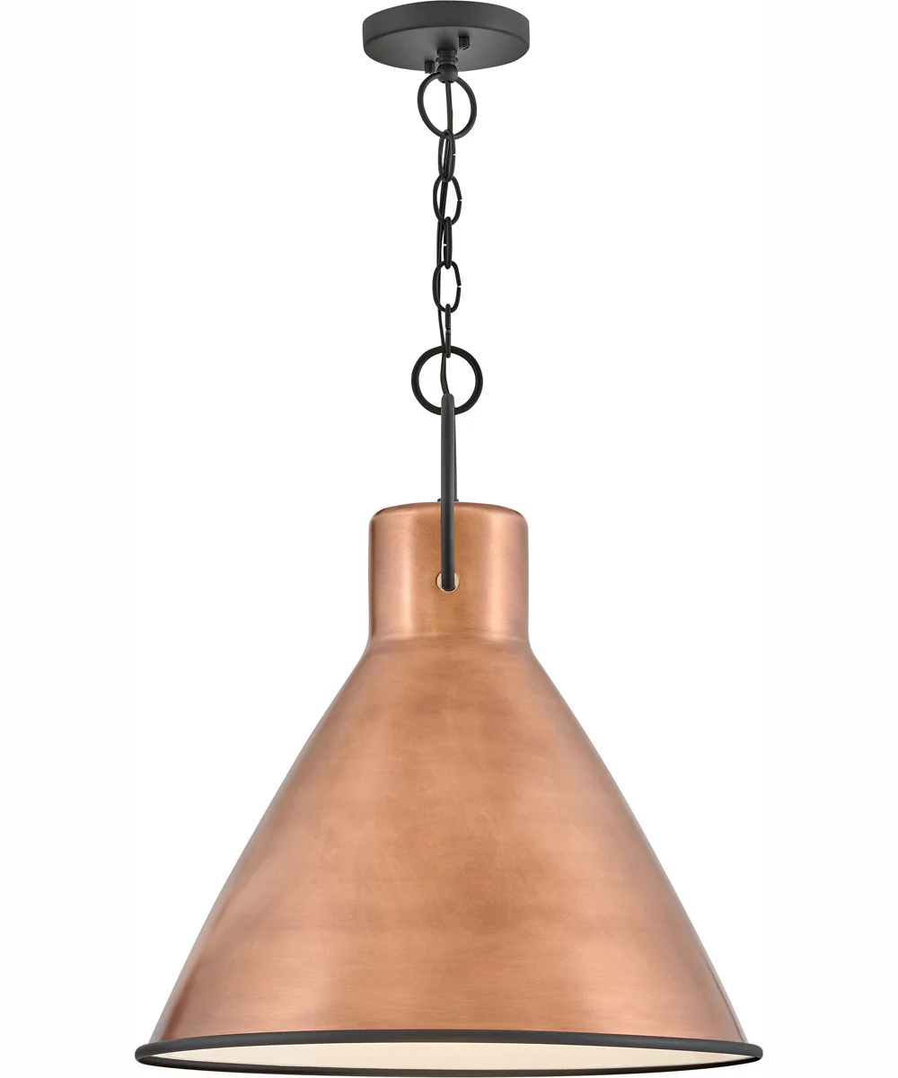 Winnie 1-Light Medium Pendant in Antique Copper - Image 4