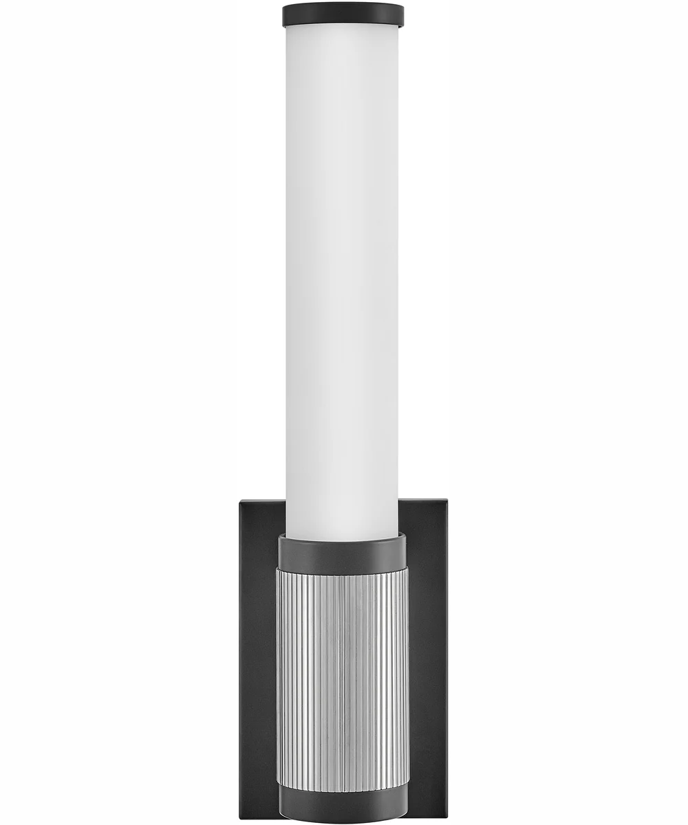 Zevi LED-Light Small LED Vanity in Black with Chrome accents - Image 3