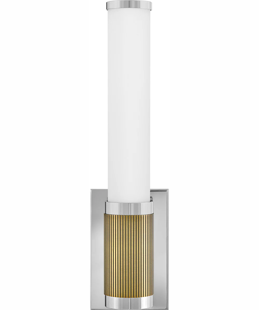 Zevi LED-Light Small LED Vanity in Polished Nickel - Image 3