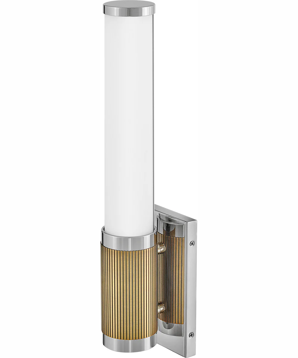 Zevi LED-Light Small LED Vanity in Polished Nickel - Image 4