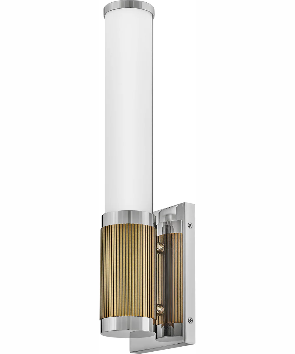 Zevi LED-Light Small LED Vanity in Polished Nickel - Image 5