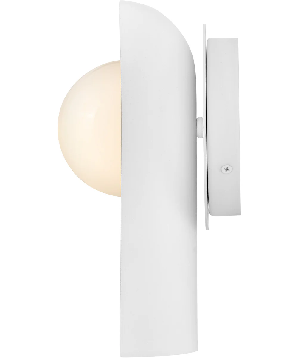 Zuri 1-Light Medium Single Light Sconce in Satin Off-White - Image 5