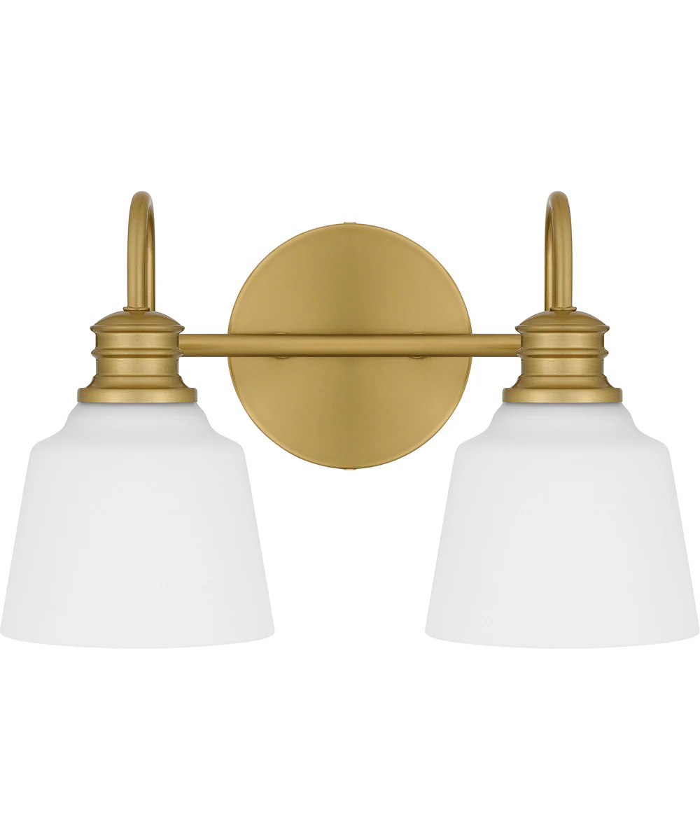 Hinton Medium 2-light Bath Light Aged Brass - Image 2