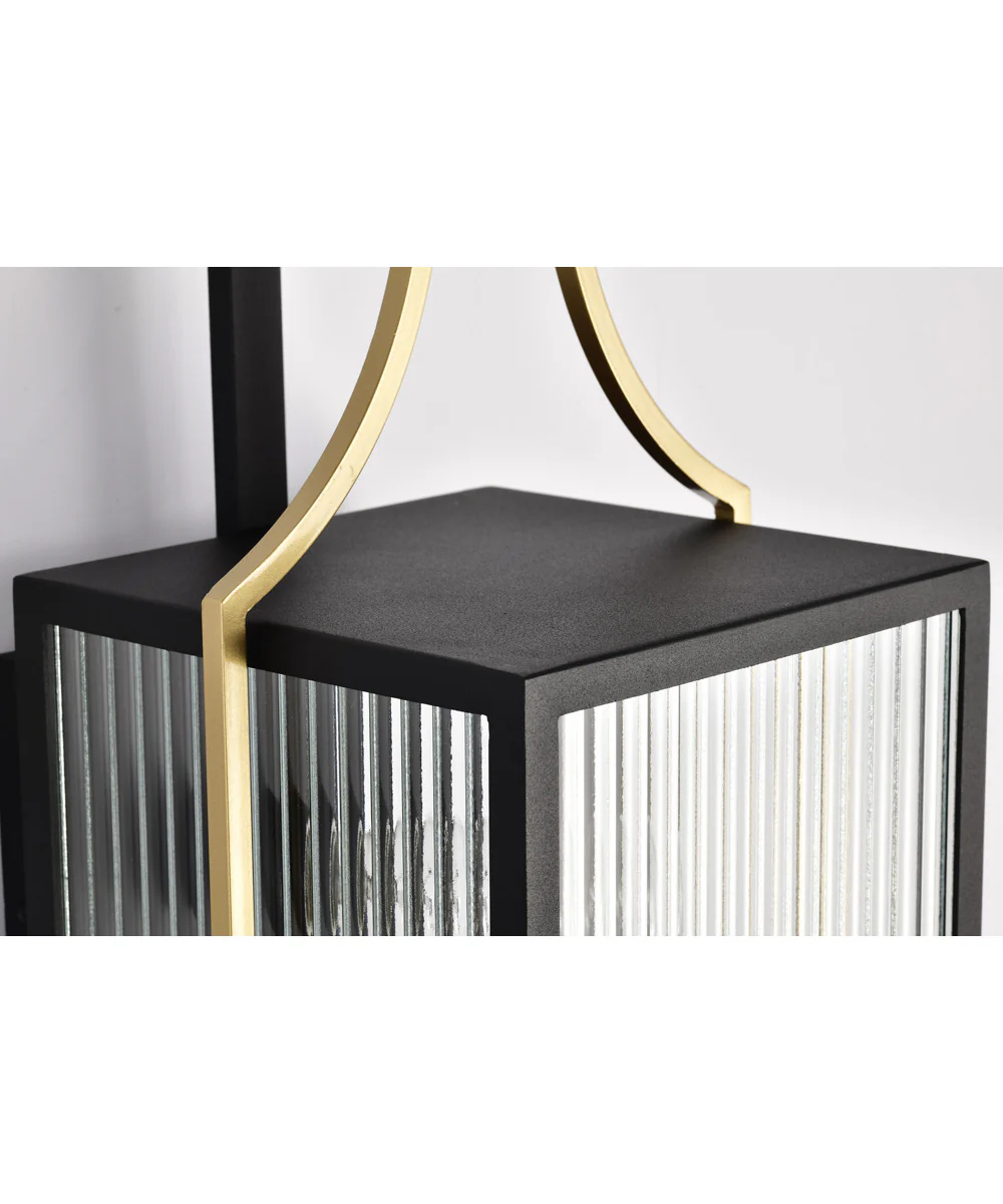 Holden 1-Light Outdoor Black / Gold - Image 10