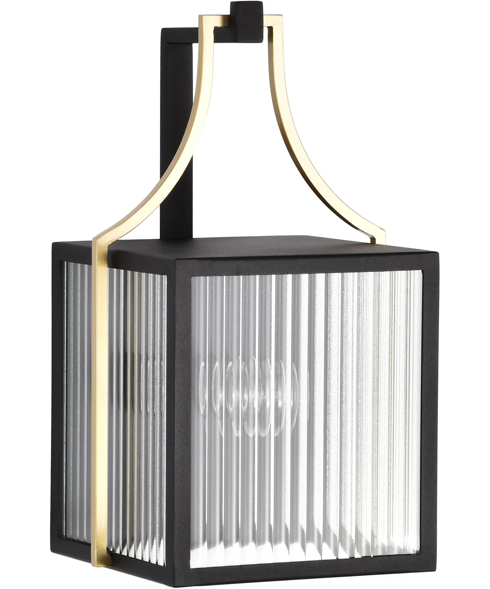 Holden 1-Light Outdoor Black / Gold - Image 5