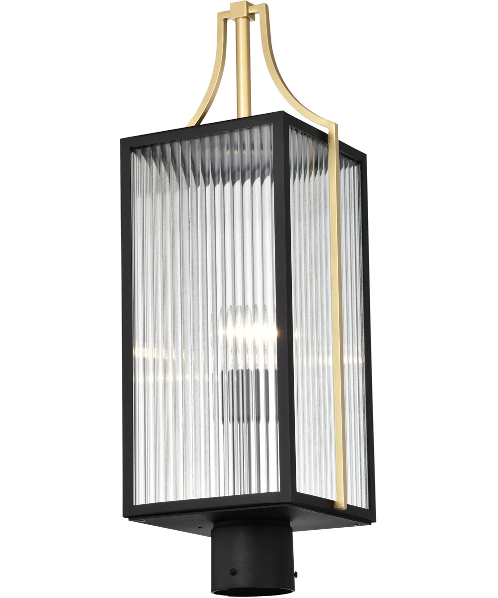 Holden 1-Light Outdoor Black / Gold - Image 2