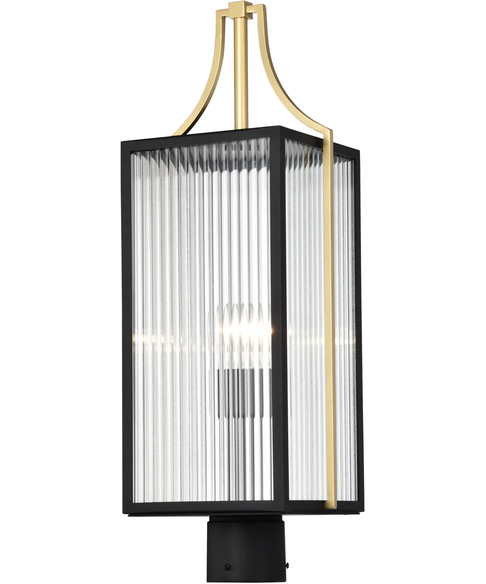 Holden 1-Light Outdoor Black / Gold - Image 6