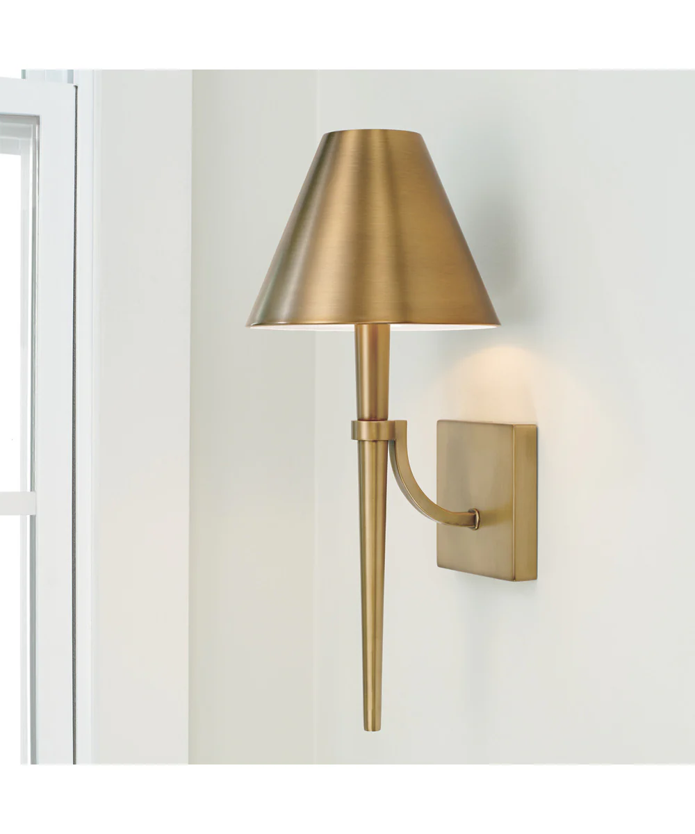 Holden 1-Light Sconce Aged Brass - Image 2