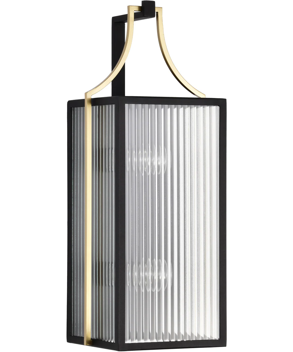Holden 2-Light Outdoor Black / Gold - Image 3