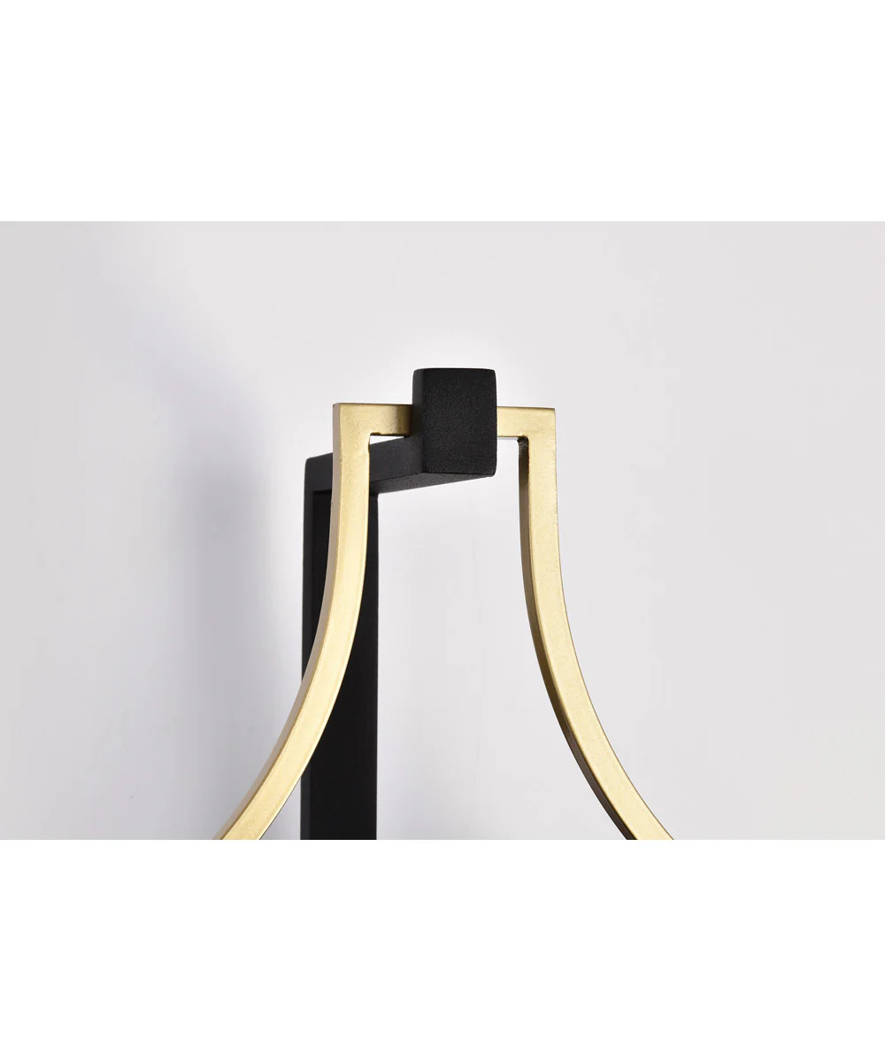 Holden 2-Light Outdoor Black / Gold - Image 8