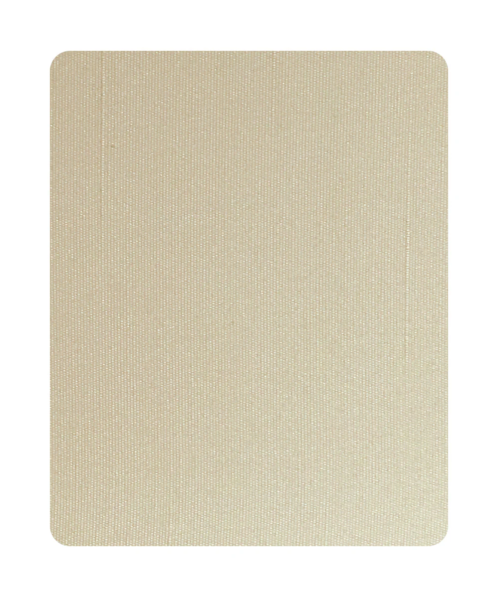 8"W x 7"H Empire Box Pleat Eggshell Lampshade with Shantung fabric and White Liner - Image 5