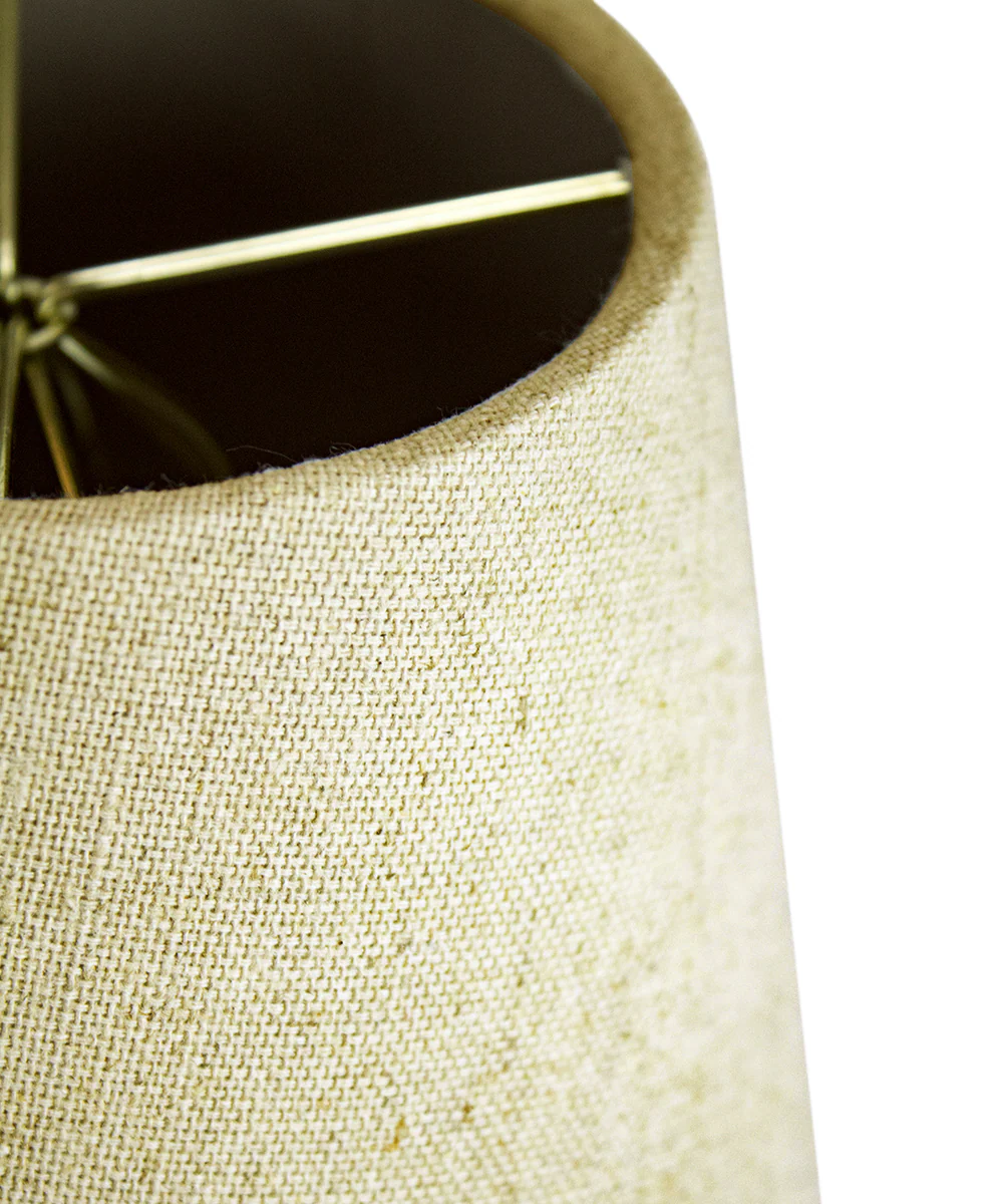 5x8x7 Empire Sand Linen Edison Clip Lampshade - Image 5