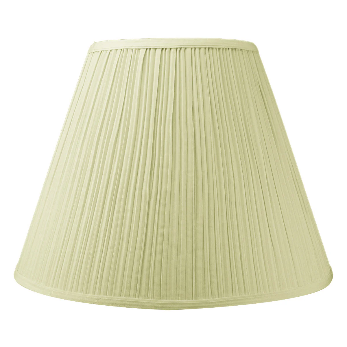 16"W x 12"H Empire Coolie EggShell Mushroom Pleat Hardback Shade