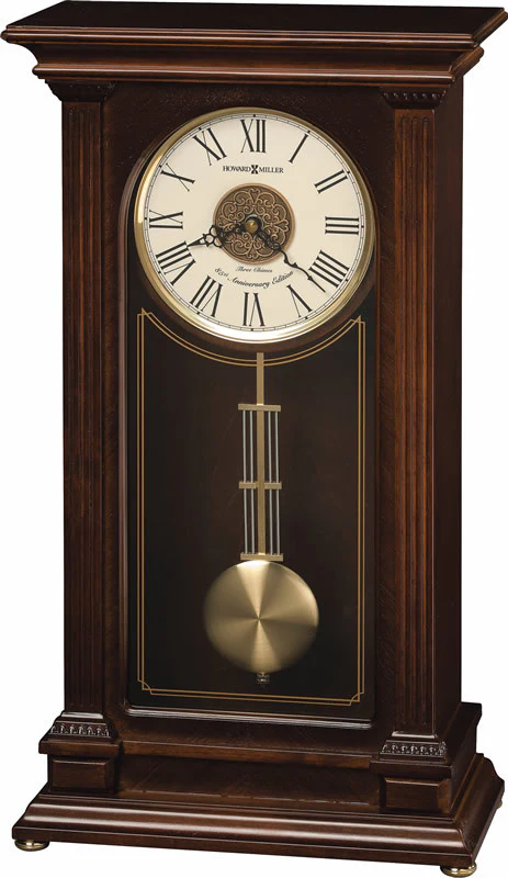20"H Stafford Mantel Clock in Cherry Bordeaux