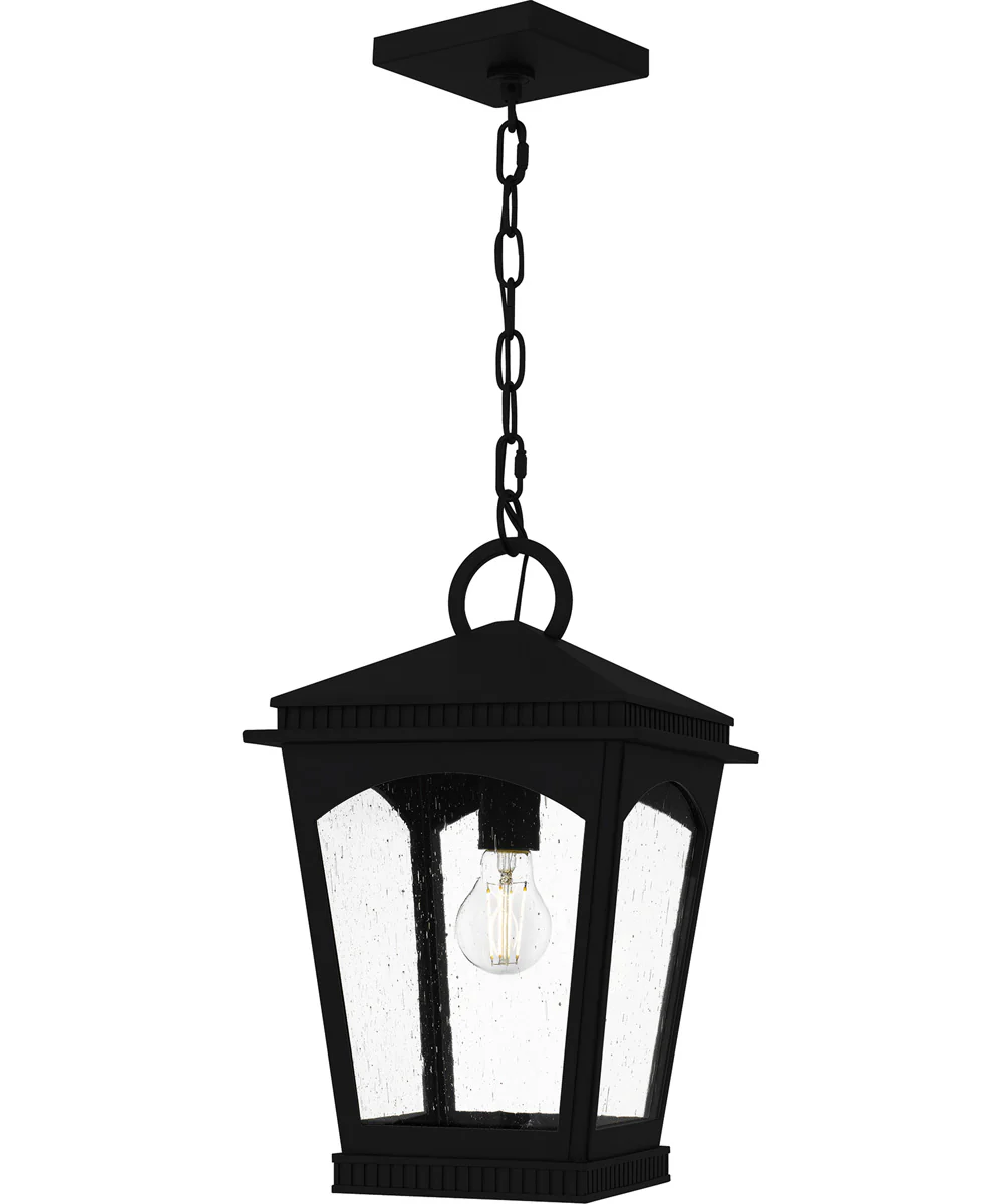 Huck Large 1-light Outdoor Pendant Light Coastal Armour Aluminum Earth Black