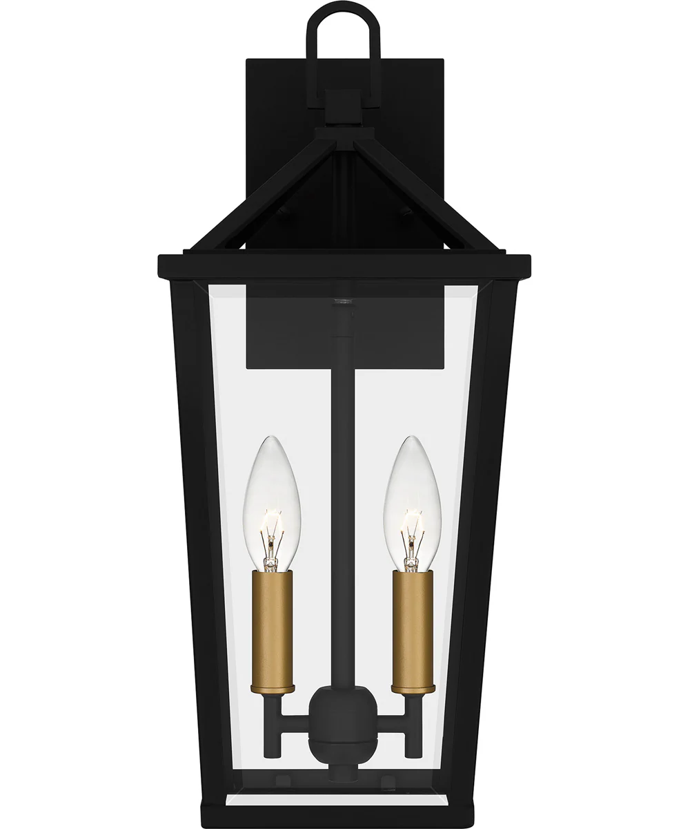 Hull Medium 2-light Outdoor Wall Light Coastal Armour Aluminum Matte Black - Image 3
