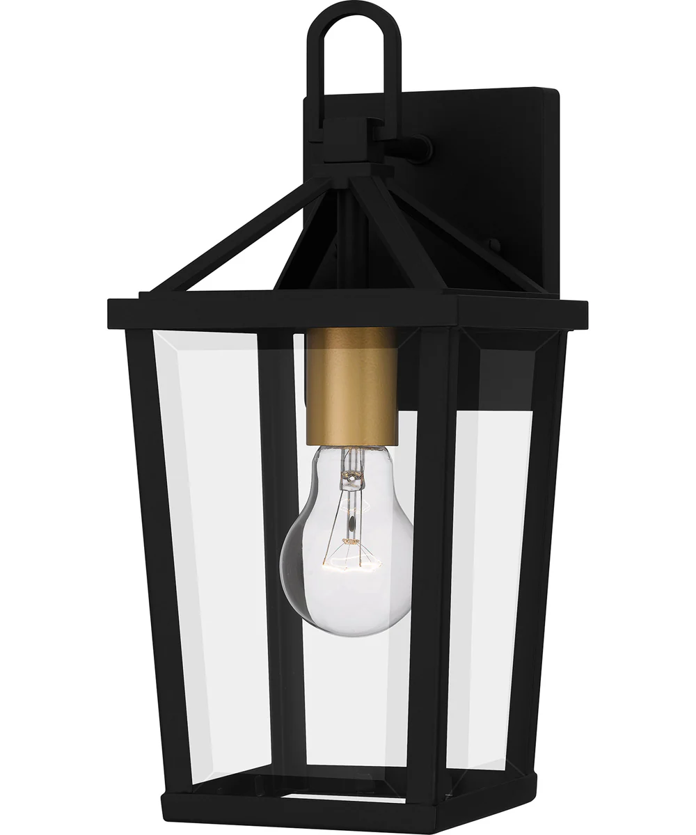 Hull Small 1-light Outdoor Wall Light  Coastal Armour Aluminum Matte Black