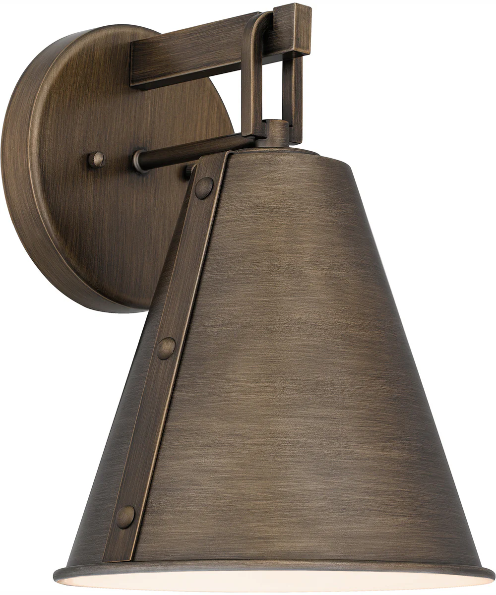 Hyde Medium 1-light Outdoor Wall Light  Coastal Armour Aluminum Burnished Bronze - Image 2