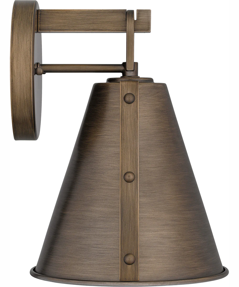 Hyde Medium 1-light Outdoor Wall Light  Coastal Armour Aluminum Burnished Bronze - Image 5