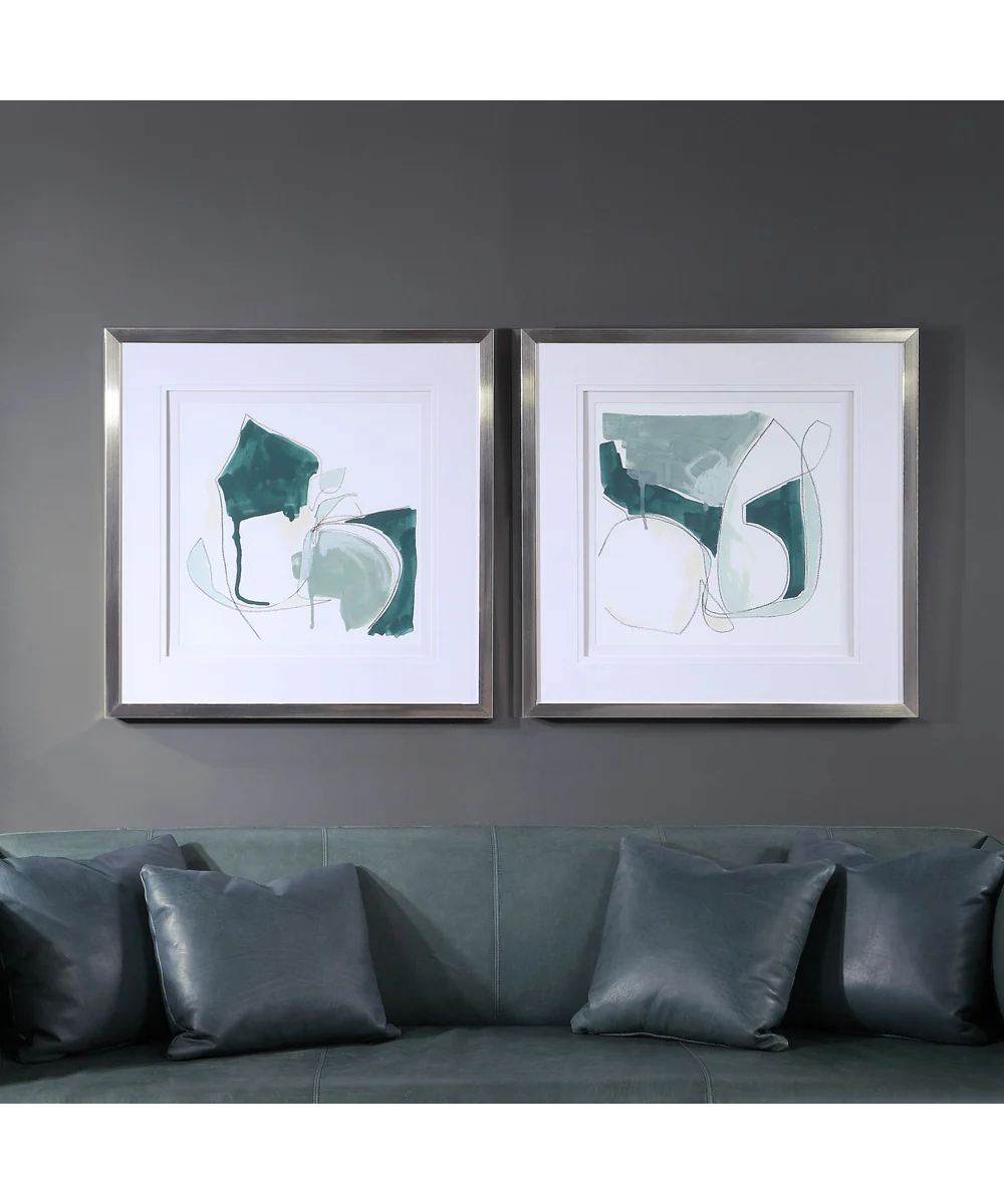Idlewild Framed Prints, Set of 2