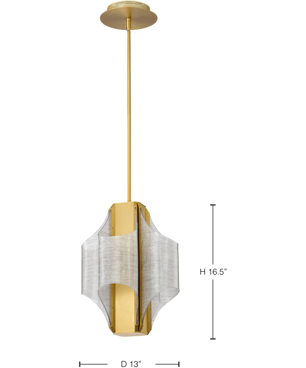 Idris Pendant Vintage Brass - Image 10