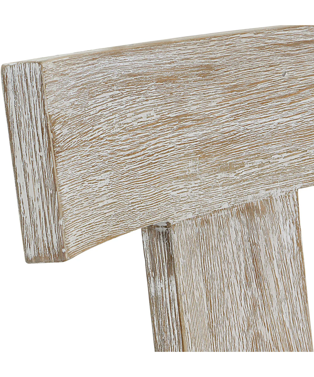 Idris White Counter Stool - Image 5