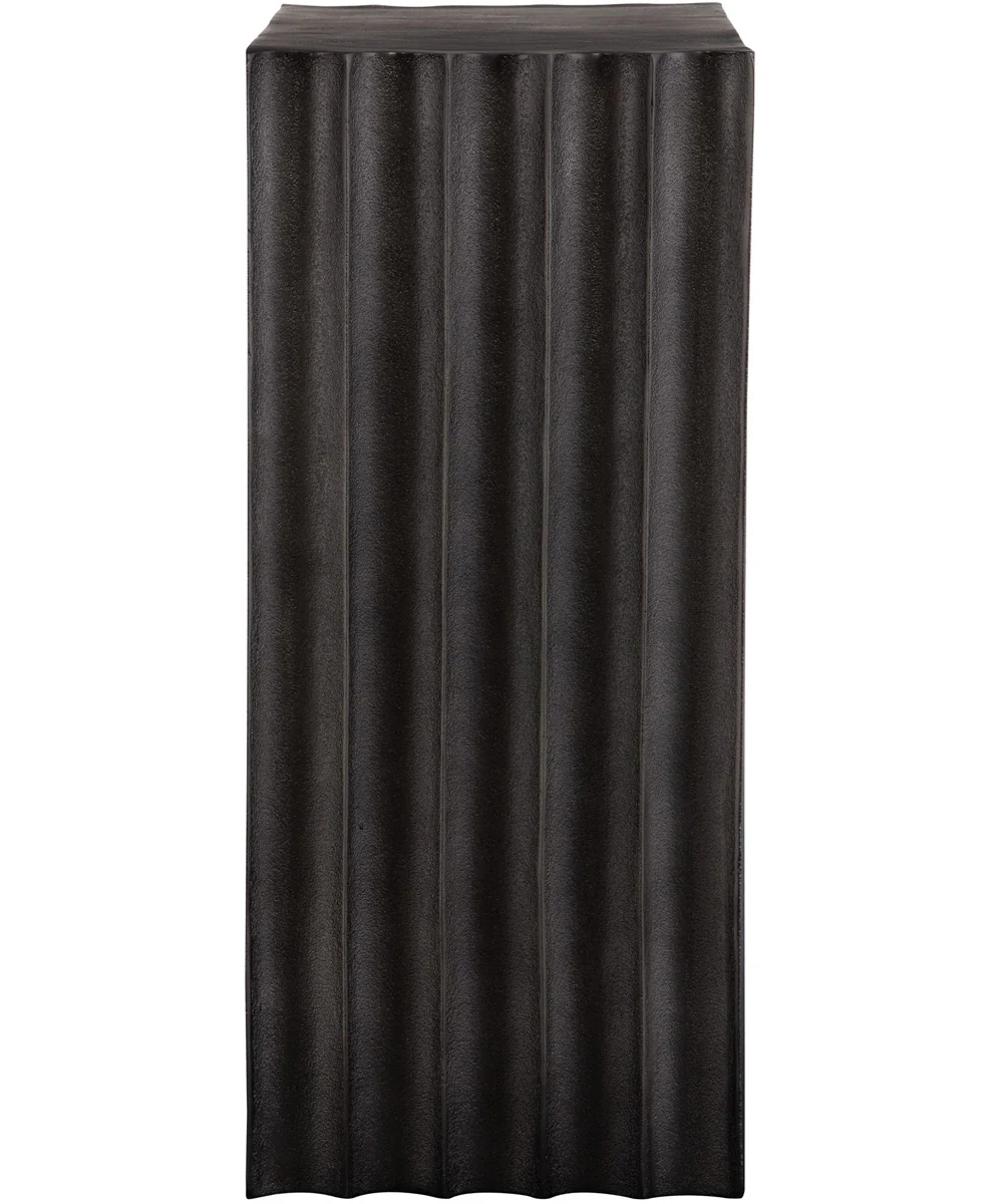 In The Groove Aluminum Accent Table - Image 5