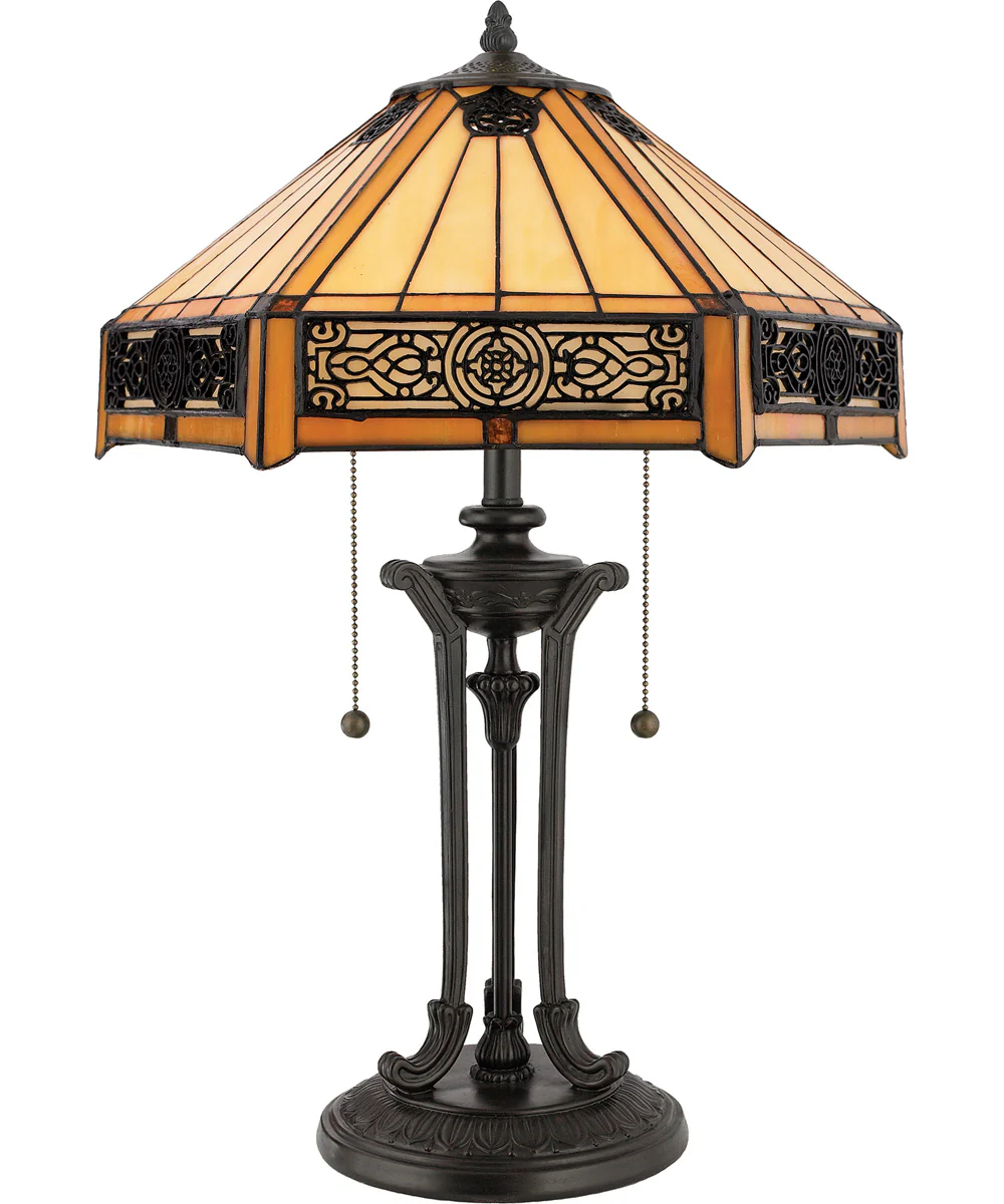 Indus Small 2-light Table Lamp Vintage Bronze
