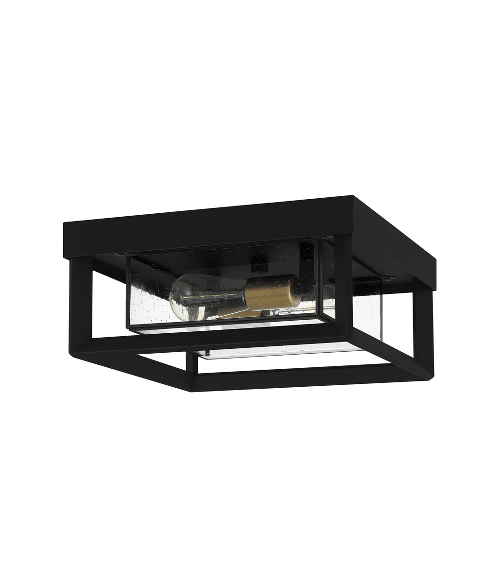Infinger 2-light Semi Flush Mount Earth Black - Image 3