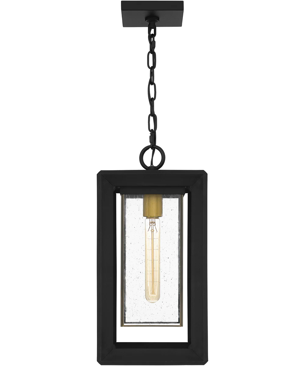 Infinger Large 1-light Outdoor Pendant Light Coastal Armour Earth Black - Image 4