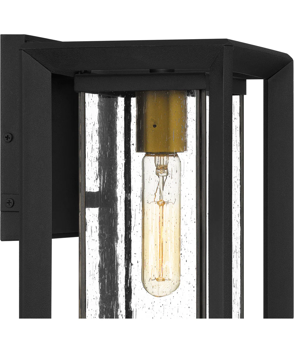 Infinger Medium 1-light Outdoor Wall Light  Coastal Armour Earth Black - Image 6