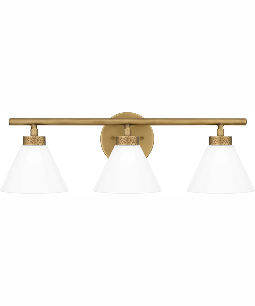 Ira Large 3-light Bath Light Weathered Brass - Image 2