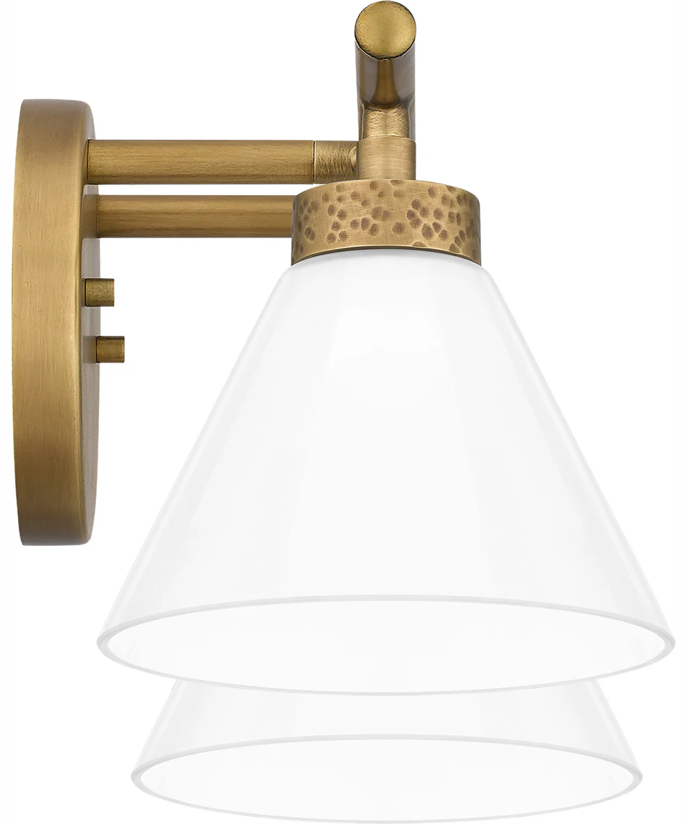 Ira Medium 2-light Bath Light Weathered Brass - Image 5