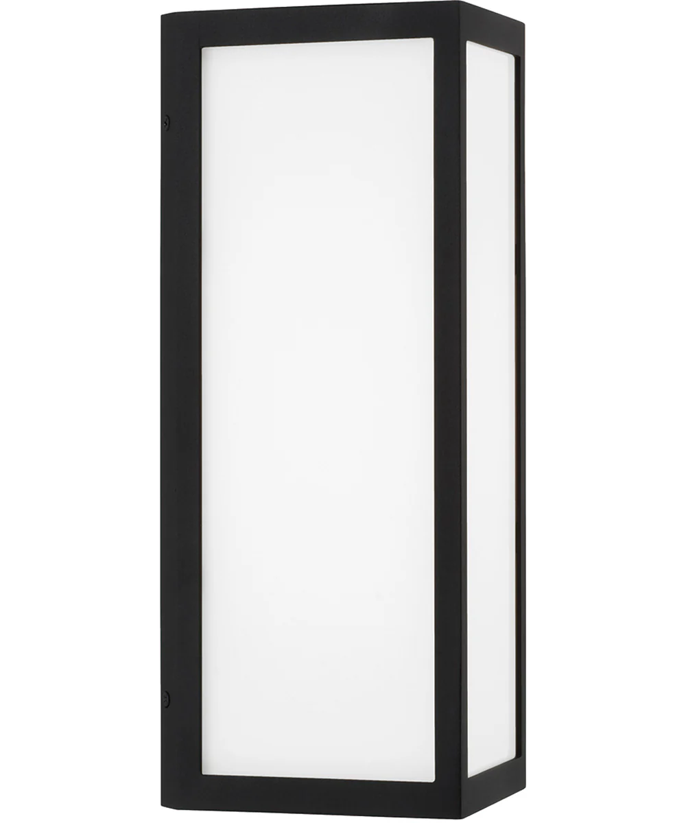 Irvin 1-Light Outdoor Wall-Lantern Black