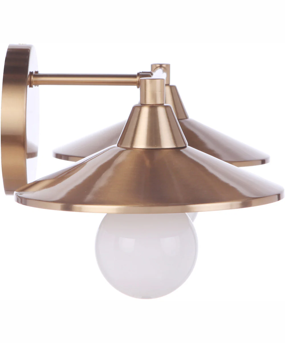 Isaac 2-Light Vanity Satin Brass - Image 6