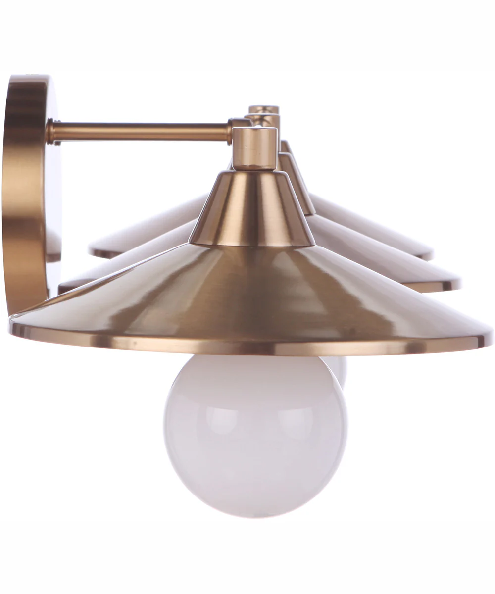 Isaac 2-Light Vanity Satin Brass - Image 8