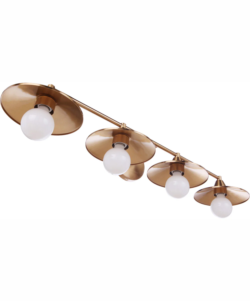 Isaac 4-Light Vanity Satin Brass - Image 5