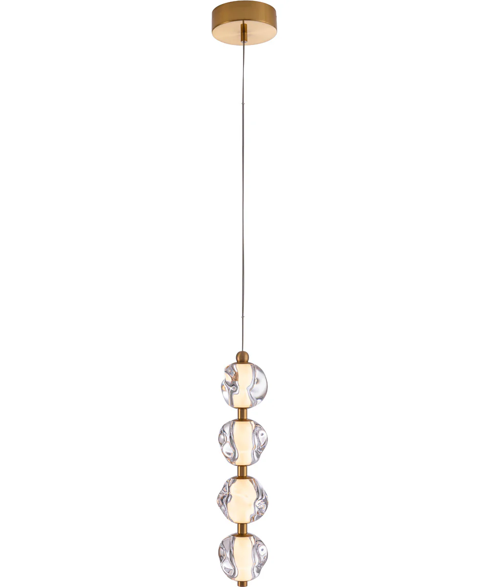 Jackie 4-Light Lighting Satin Brass - Image 3