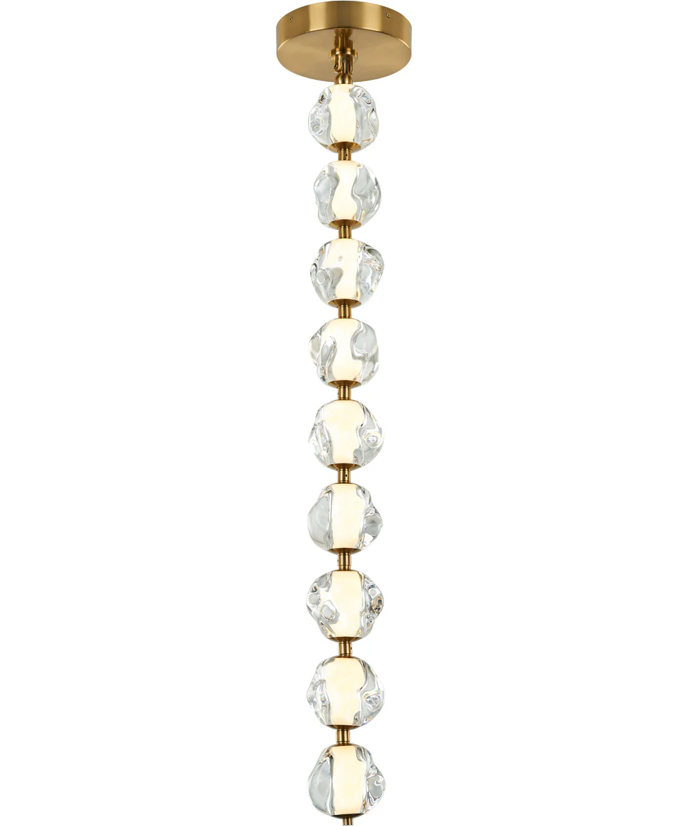 Jackie 9-Light Lighting Satin Brass - Image 2